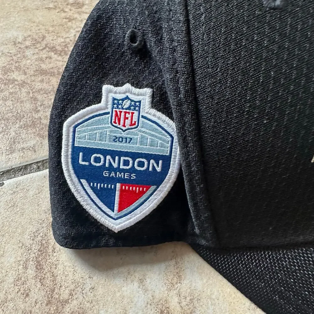 Baltimore Ravens Hat Black‎ London 2017 Cap New Era 39Thirty NFL Medium-Large